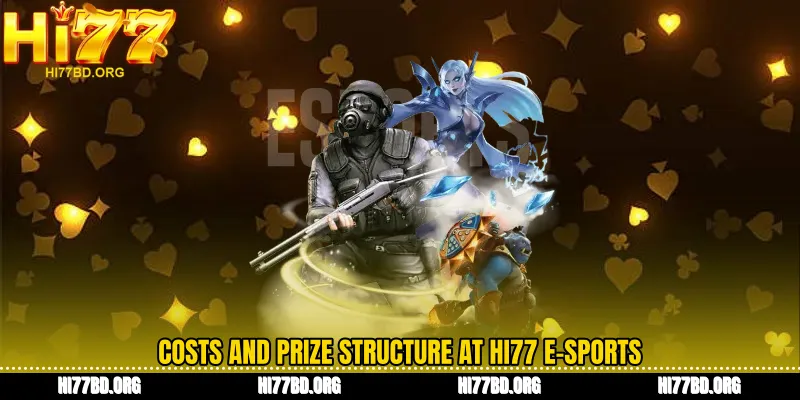 Costs and prize structure at Hi77 e-sports