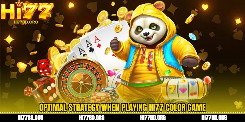 Optimal strategy when playing Hi77 Color Game